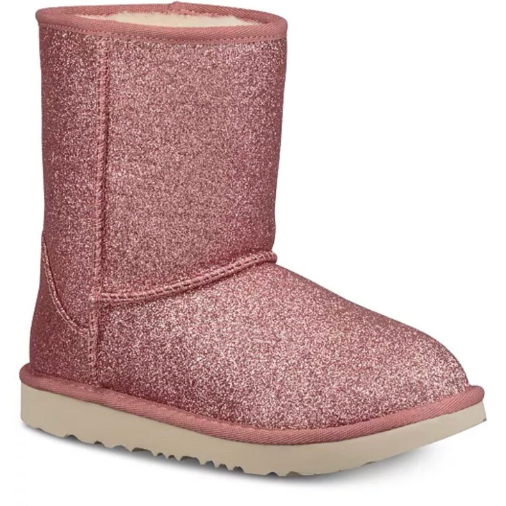 UGG  kids classic short glitter boots